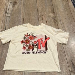 MTV floral crop top